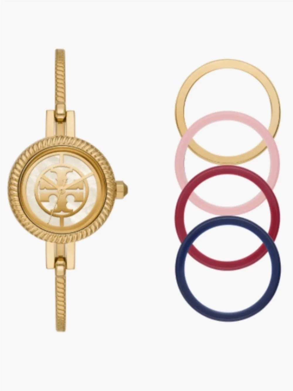 Gold Tory Burch Interchangeable Watch